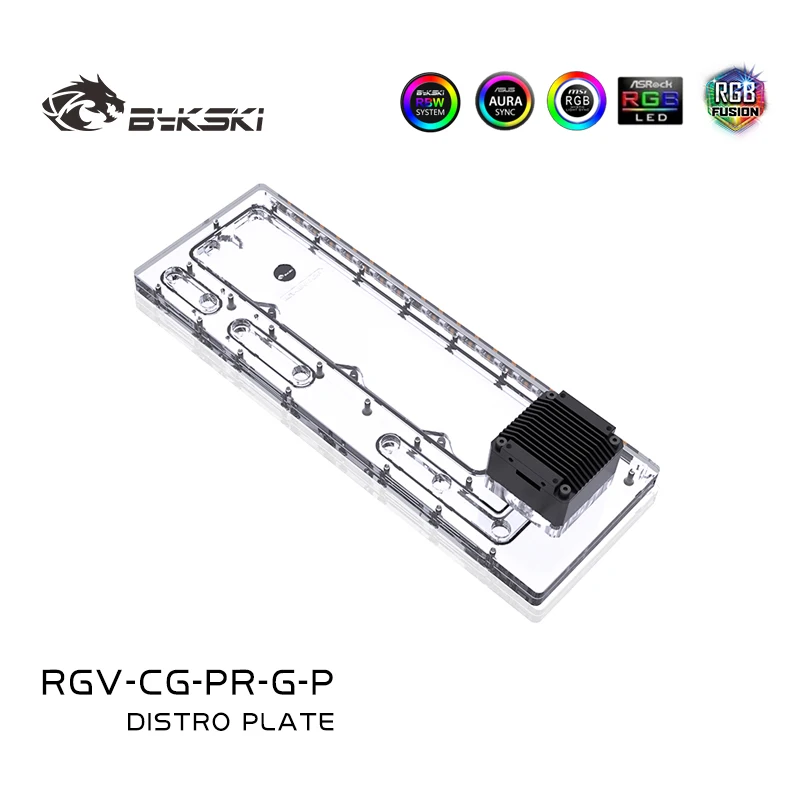 BYKSKI RGV-CG-PR-G-P Acrylic T - Distro Plate Ddc Pump Combo 评论和价格