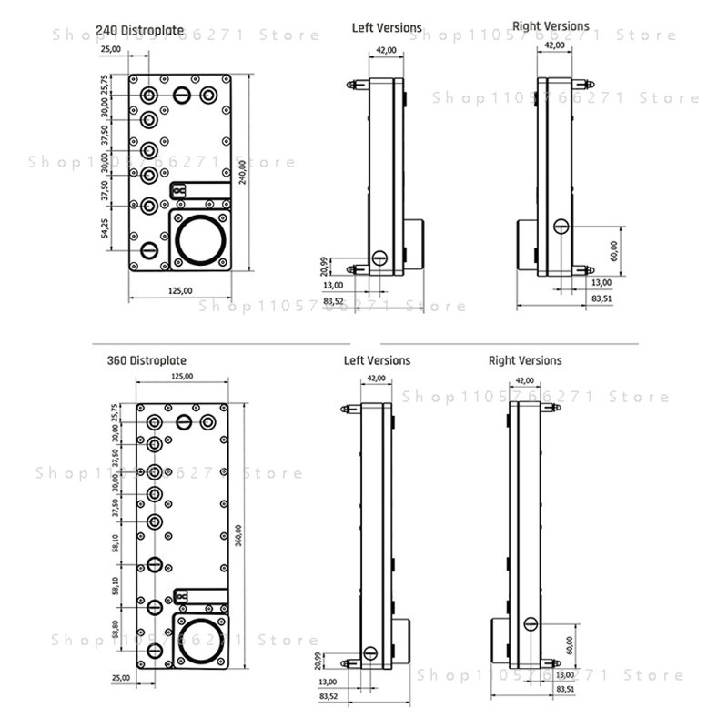 Alphacool Core Distro Plate 24 - Integrated Pump Reservoir Distro Plate 评论和价格